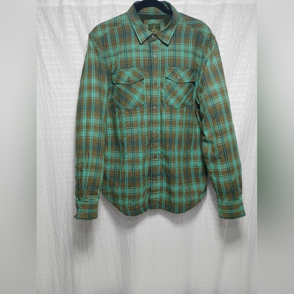 Prana Men's Copper Skies Lined Snap Closure Jacket. Size M